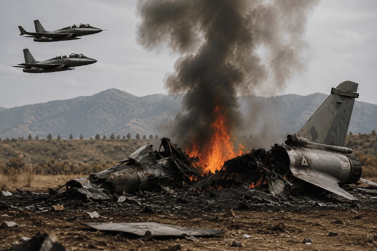 PAF and Navy Pilots Martyred in Trainer Jet Crash Near Mardan: ISPR