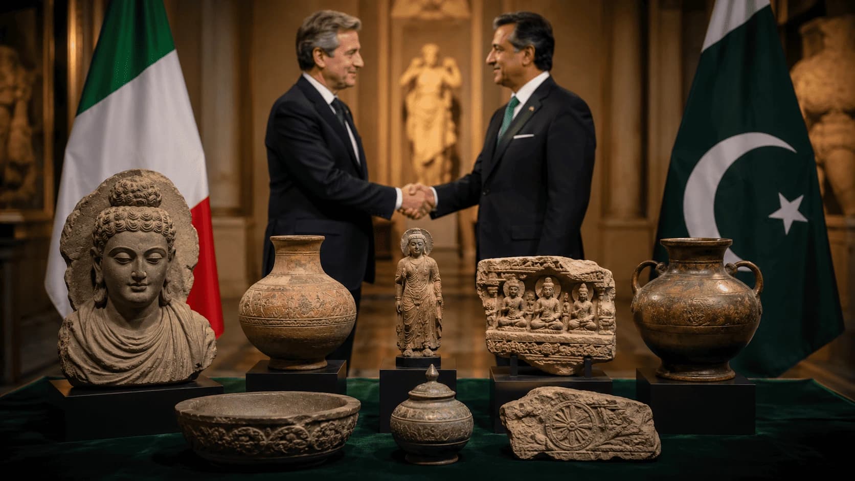 Italy Returns Seven Historic Artefacts to Pakistan