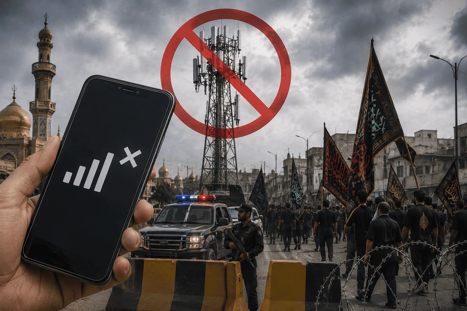 Mobile Phone Services Suspended for Muharram Security
