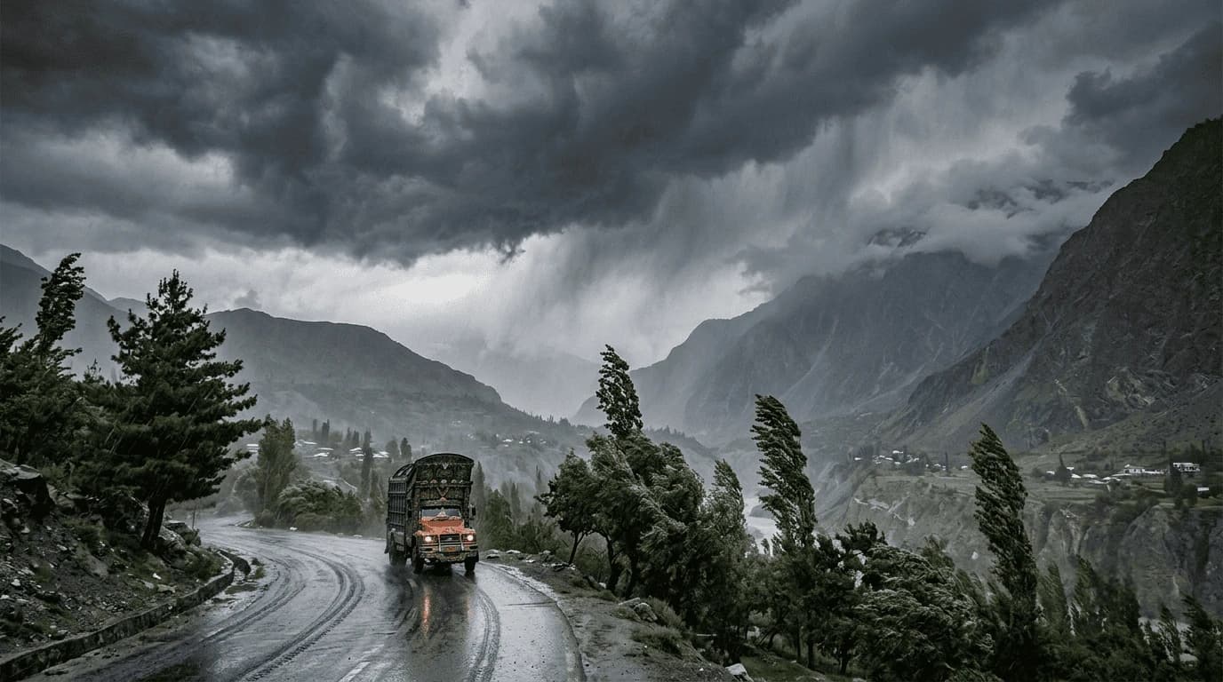 Rain and strong winds expected in parts of Pakistan