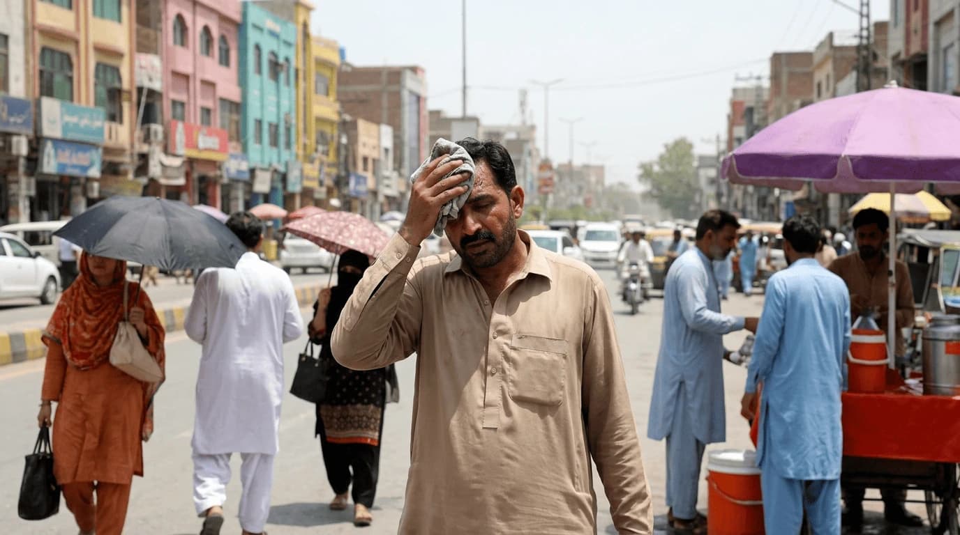 Hot and Humid Weather to Continue Across Pakistan