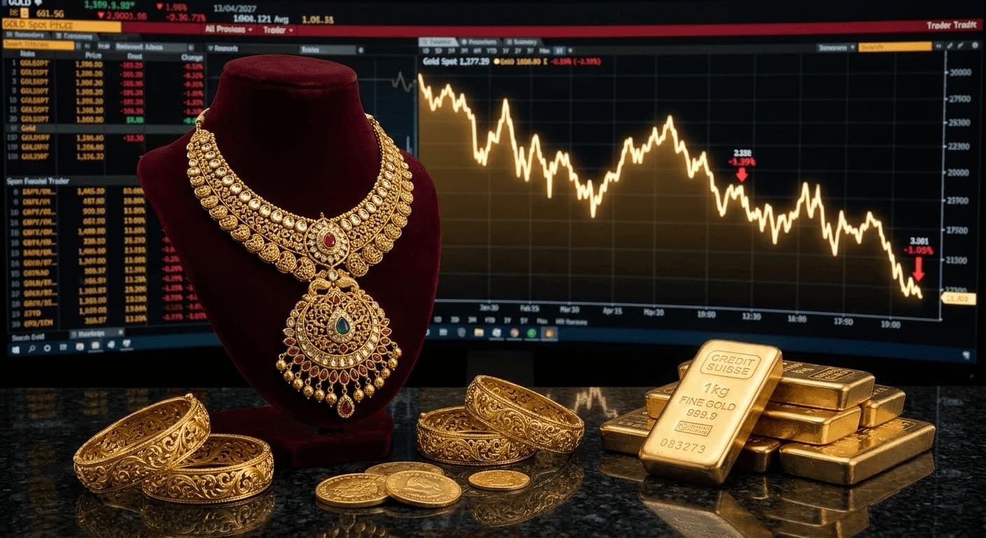 Gold Price in Pakistan Drops To Rs. 428,936 Per Tola