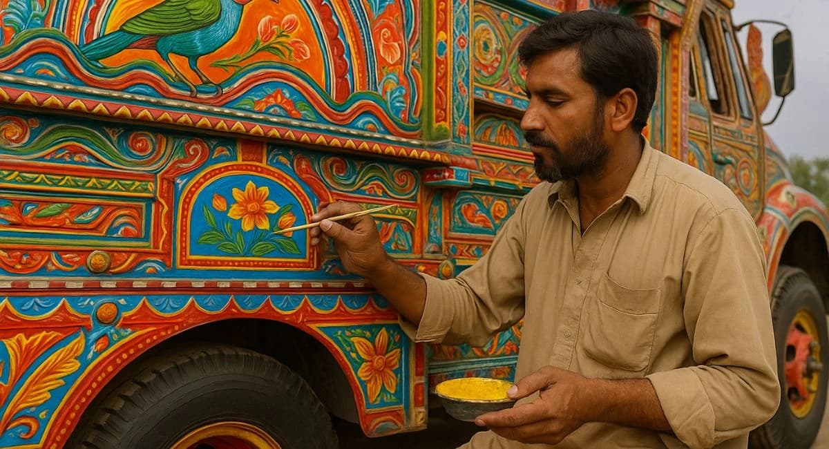 Truck Art in Pakistan: A Moving Canvas of Culture