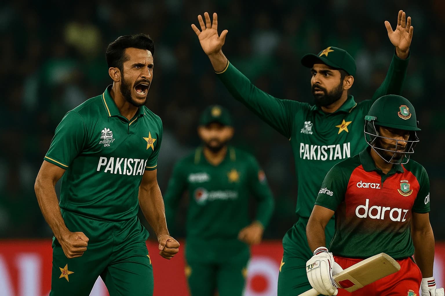 Salman Agha and Shadab Khan Shine as Pakistan Defeats Bangladesh in Lahore T20 Clash