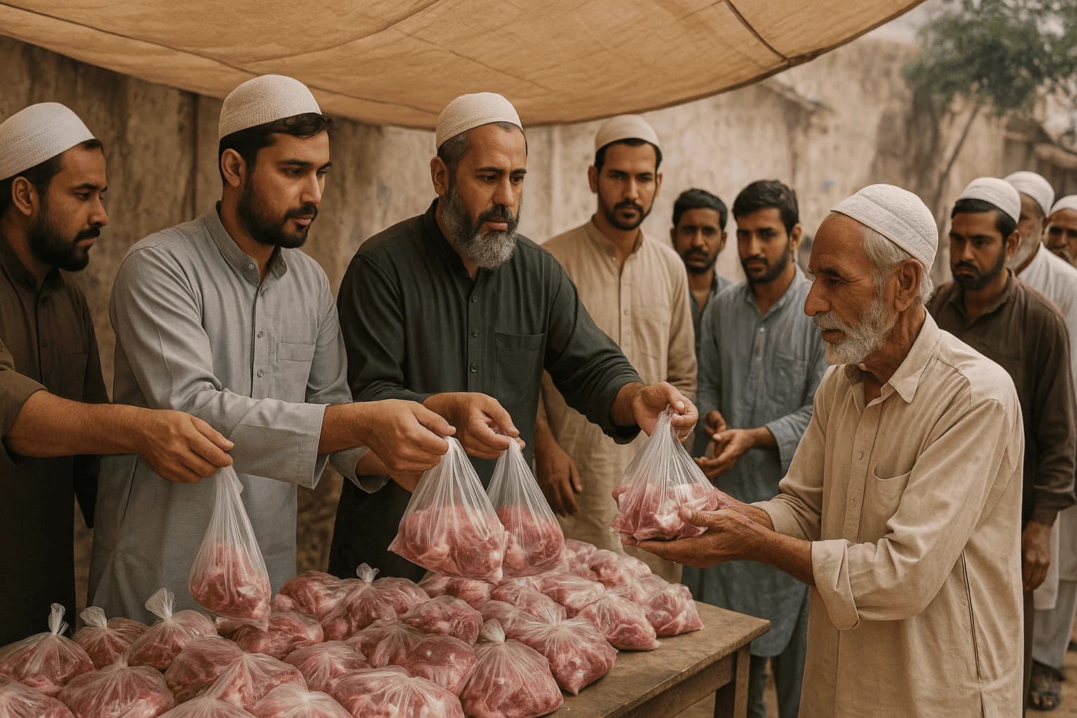The Right Way to Distribute Qurbani Meat: Islamic Principles & Rules