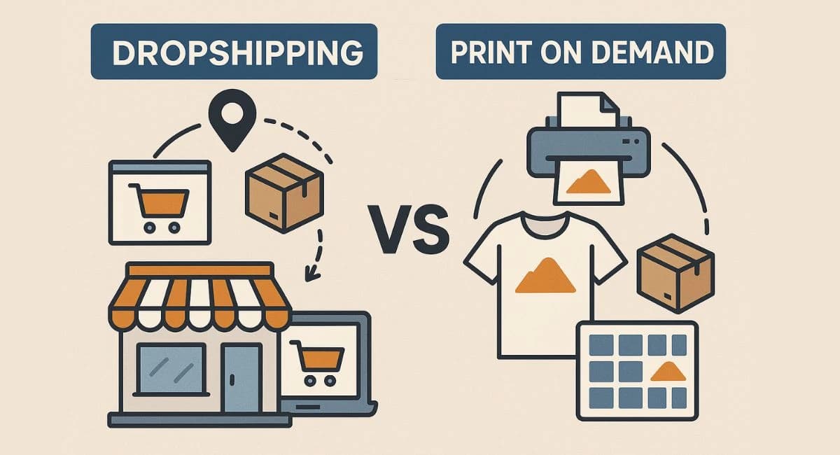 Dropshipping vs Print on Demand: What Works in 2025?