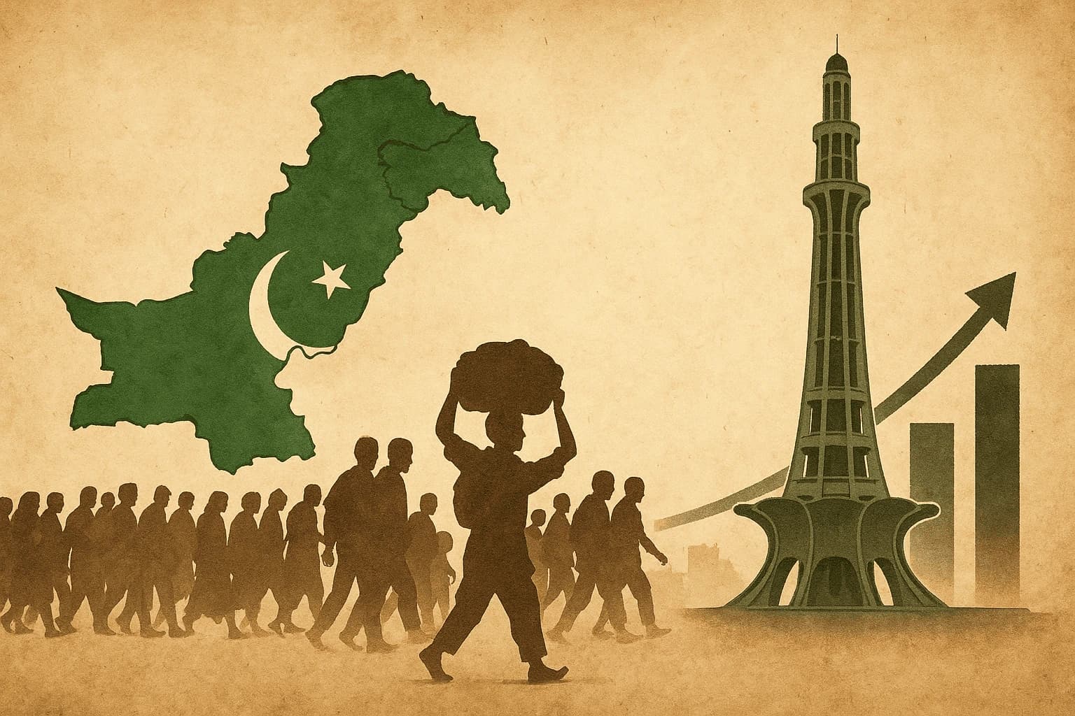 Pakistan’s Journey After the Partition of 1947 Struggles, Change, and Progress