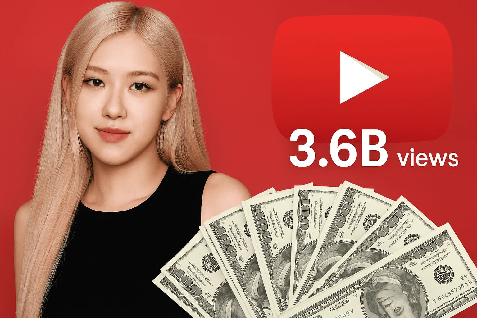 BLACKPINK’s Rosé Makes $8M on YouTube as “APT Craze” Hits 3.6B Views