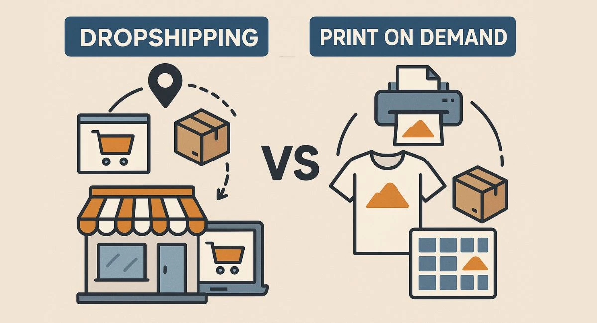 Dropshipping vs Print on Demand 2025 – Which Model Wins?