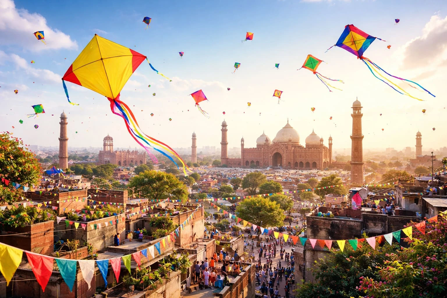 Basant Returns  in Lahore: Kite and String Sales Reach Rs1.22 Billion