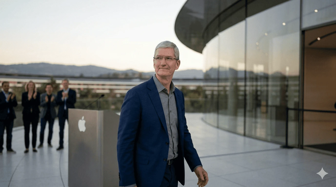 Apple CEO Tim Cook to Step Down Following 15-Year Tenure