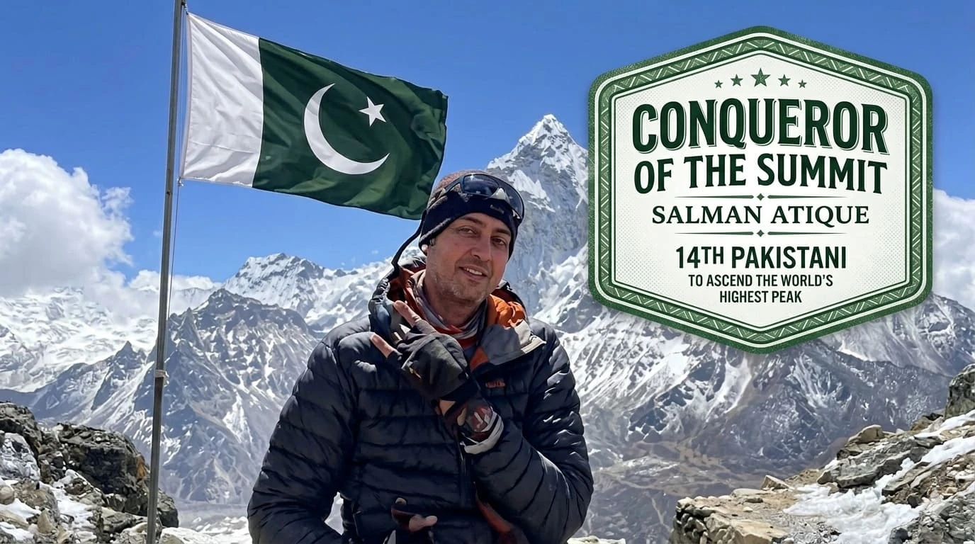 Islamabad Mountaineer Salman Atiq Becomes 14th Pakistani to Summit Mount Everest