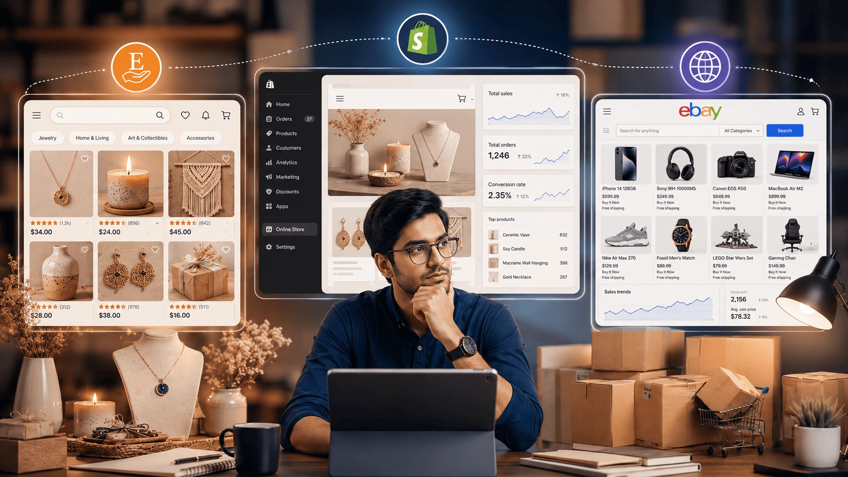 Etsy vs Shopify vs eBay: Which Should You Start With in Pakistan?