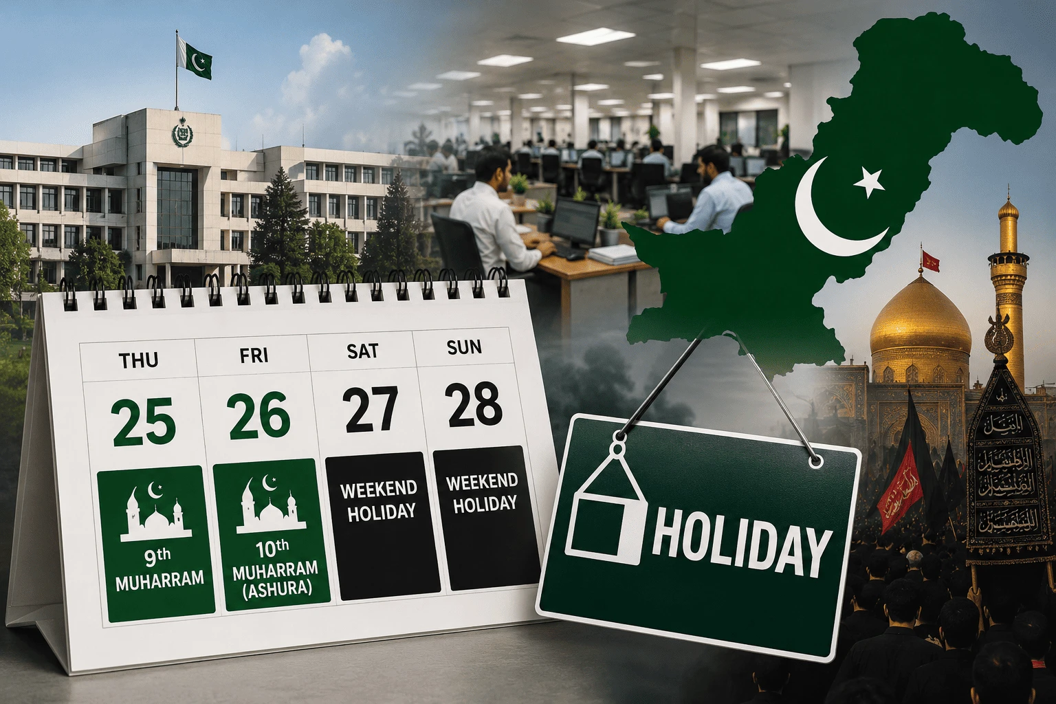 Government Employees to Receive Four Holidays from June 25 to 28