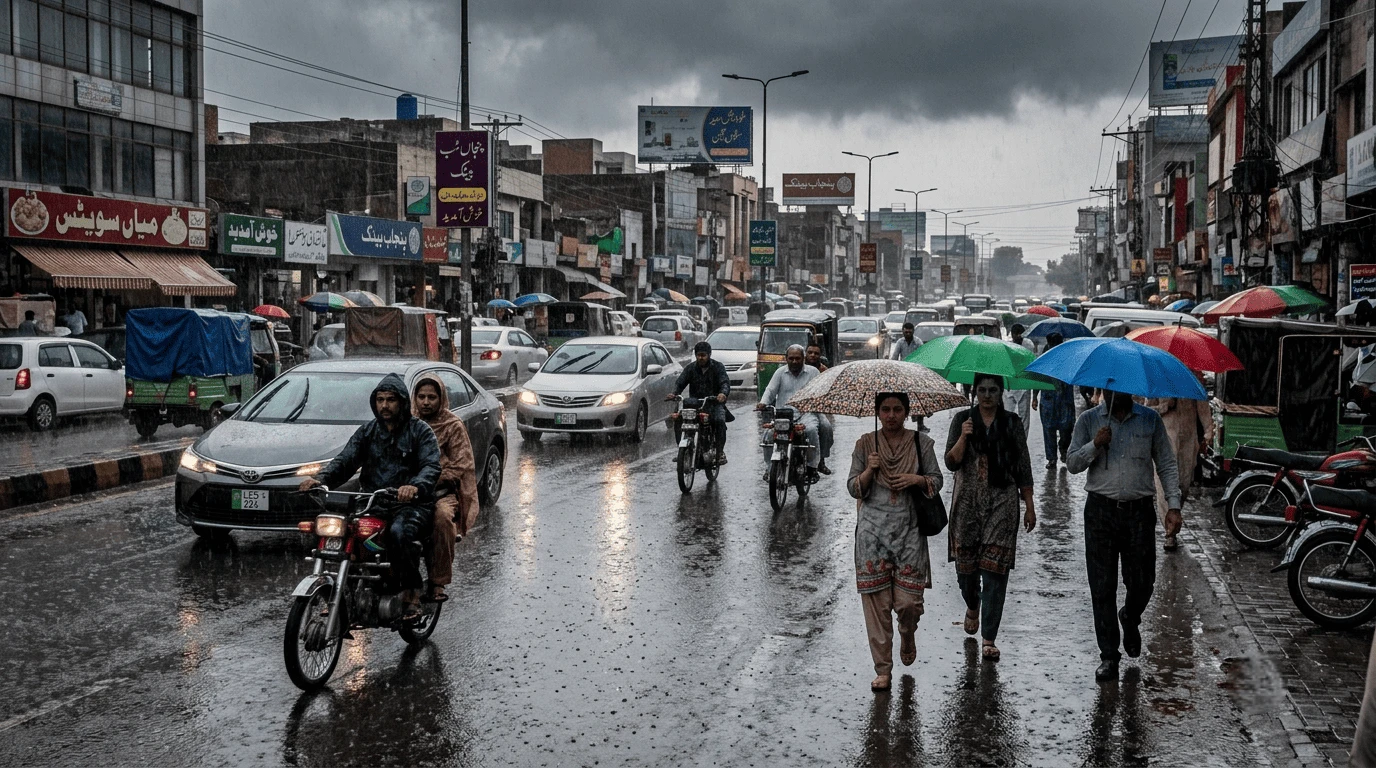 Punjab Rain Alert: PDMA Forecasts Showers Across Most Districts for Two Days